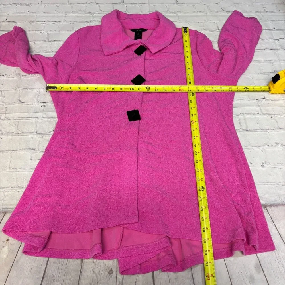 Ali Miles Women 3/4 Sleeve Blouse Top Shirt Size XL X-Large Pink D123 -22